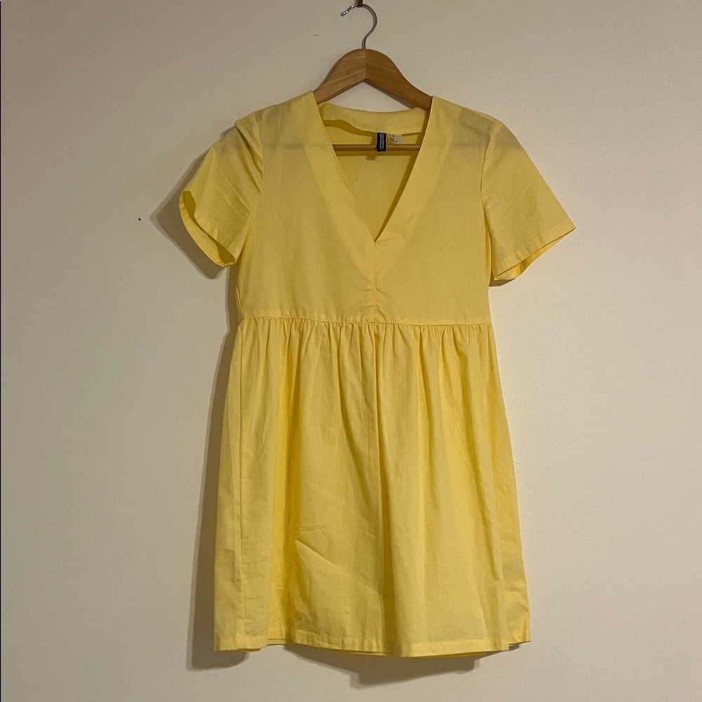 H&M Yellow Mini Dress